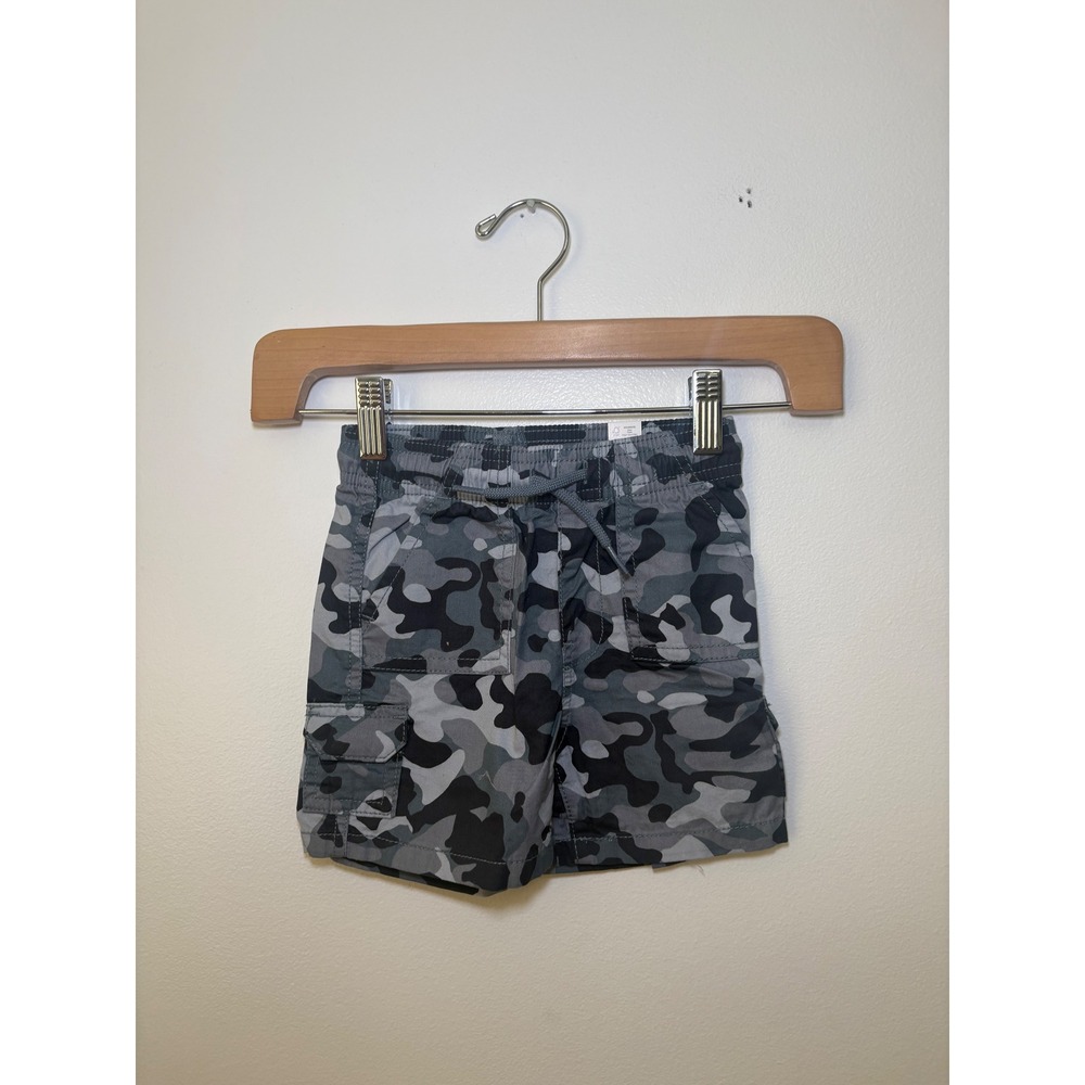 New Children's Place Boys Camo Shorts – Thunderstorm – Size‎ 12-18 Months